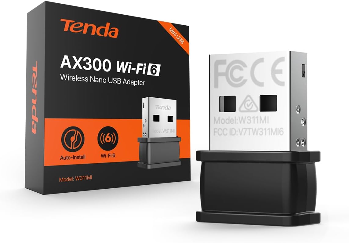 Card Lan Wireless Tenda W311M1 AX300 Wifi 6 - صورة 1 - تندا