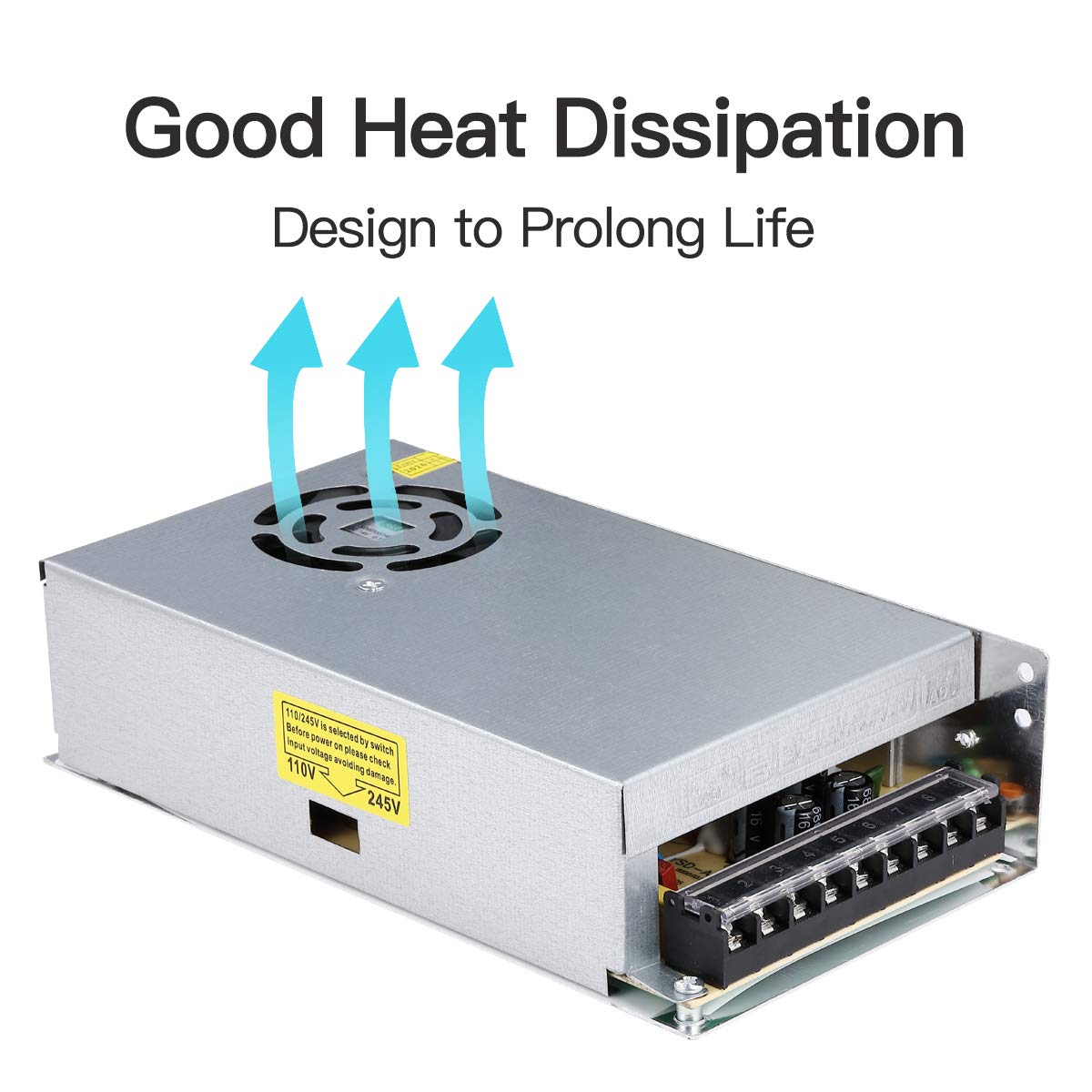 power Supply 12V / 20A - صورة 2