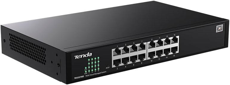 Switch Tenda TEG2216D 16 Port Managed 10/100/1000 - صورة 2 - تندا